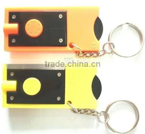 high quality plastic shopping cart coin keychain