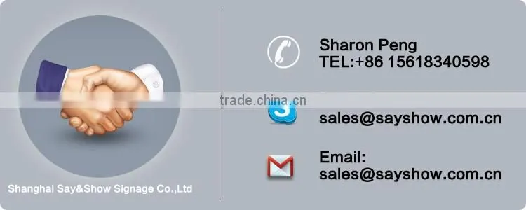 outdoor advertising led vacuum form light boxes