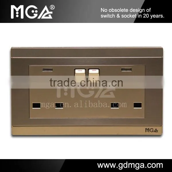 MGA Q7L Series British Socket with Switch