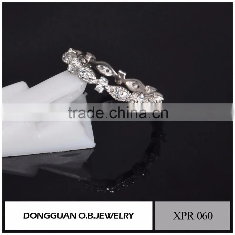 High Quality Jewelry 925 Sterling Silver Ring Wholesale New Design Wedding silver Ring Designs For Girl