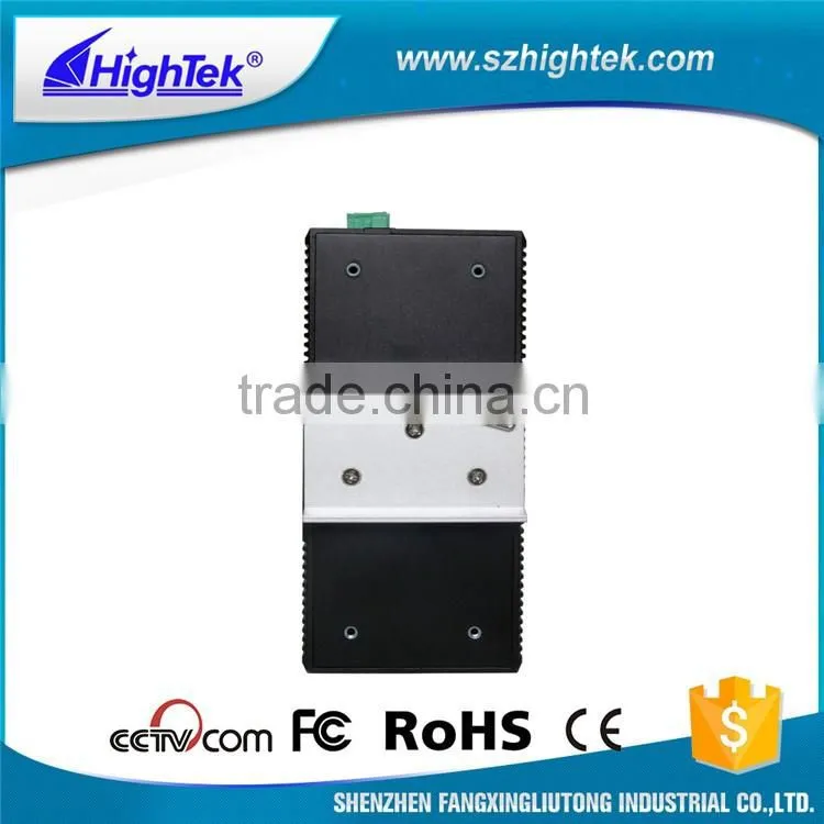 HighTek HK-86216 DIN-Rail fiber optic Industrial Ethernet Switch