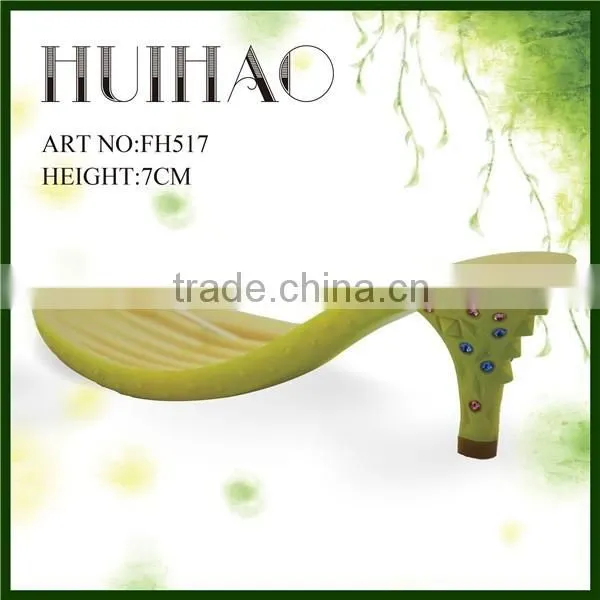 FH116(B) ABS shoe high heel sole with rhinestones