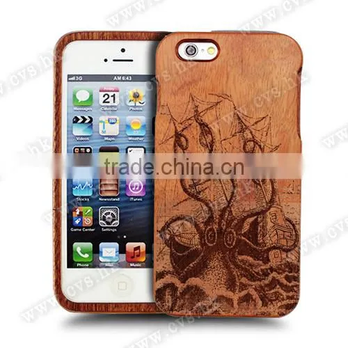 Wholesale custom wood bamboo mobile phone case for iphone 4s case.