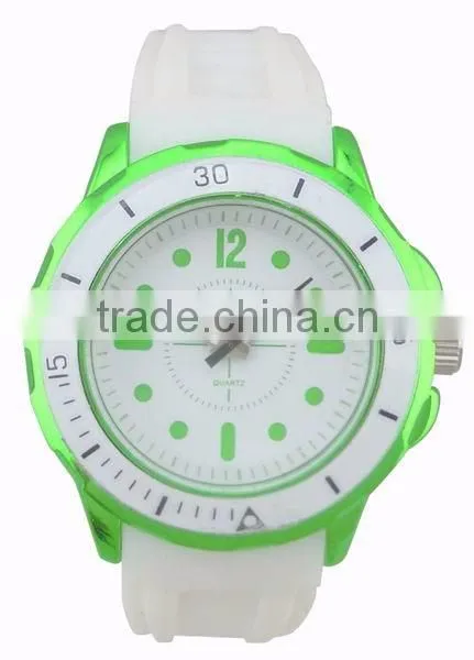 Fantastic silicone men's watches fashion quartz japan movement watch