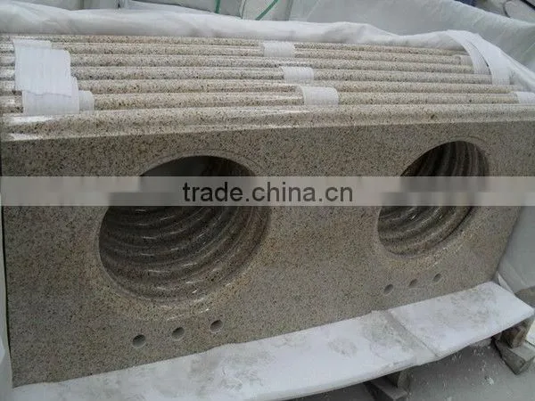 PROMOTION PRICE!Chinese Gloden Yellow G682 Vanity Top With Single Under Mount Sink In Stock