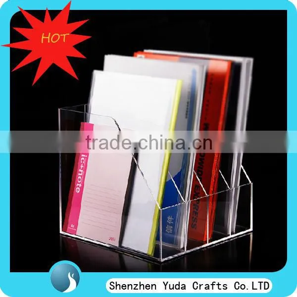 Clear Acrylic Single Book Display, Literature Display Stand, Customize Acrylic Book Holder