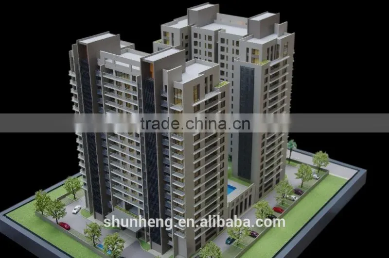 residential apartment house scale model maker for India client