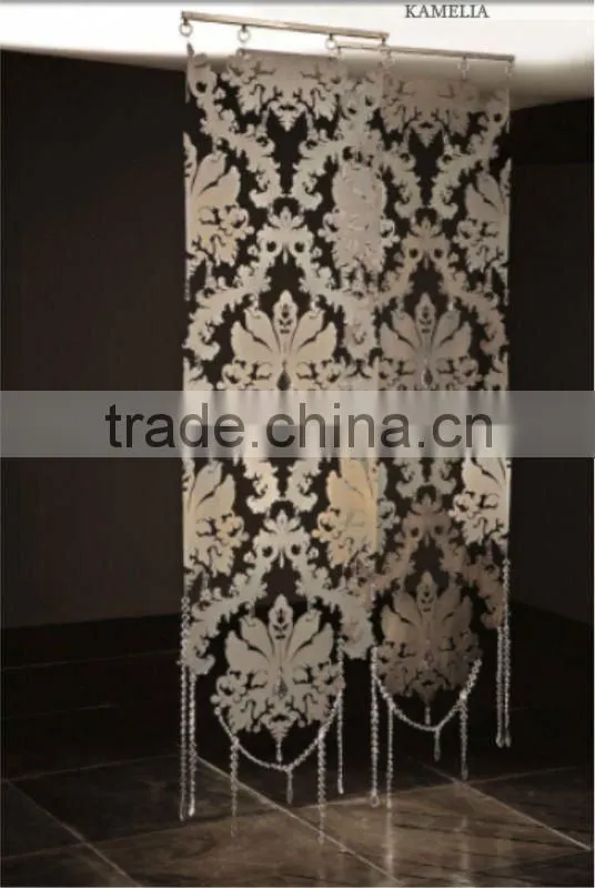 LASER CUT METAL SCREEN FOR DECORATION OF EXTERIOR AND INTERIOR
