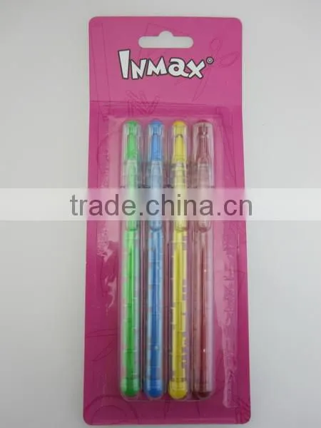 2016 hot selling maze pen/colorful maze plastic ball pen