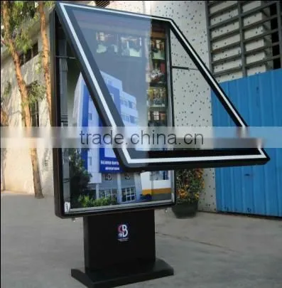 outdoor double illuminated ligthbox