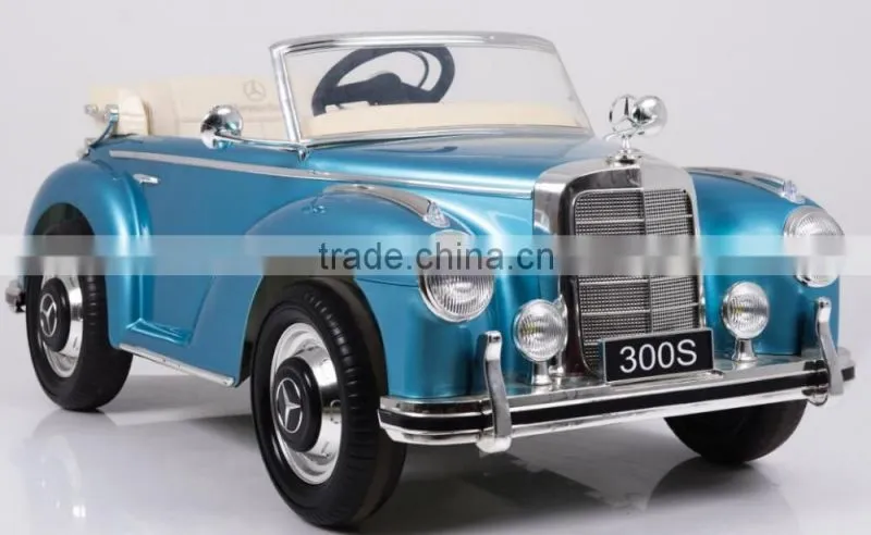 licensed mercedes benz 300s 12v battery operated car toy ride on car for kids with 2.4G R/C