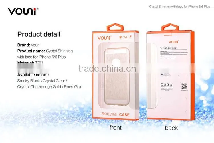 Shock-Absorption Clear TPU Bumper Case Slim Fit Soft Case Cover for iPhone 5/5s/SE/6/6 plus