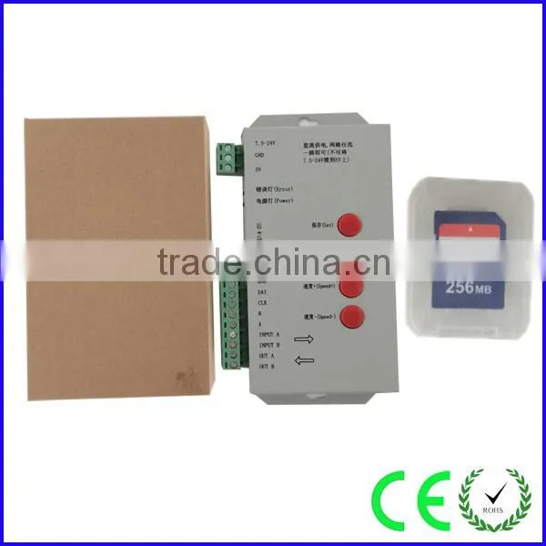 WS2811 WS2812 WS2801 pixel led controller full color programmable sd card led controller