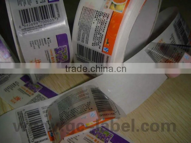 chemical adhesive label