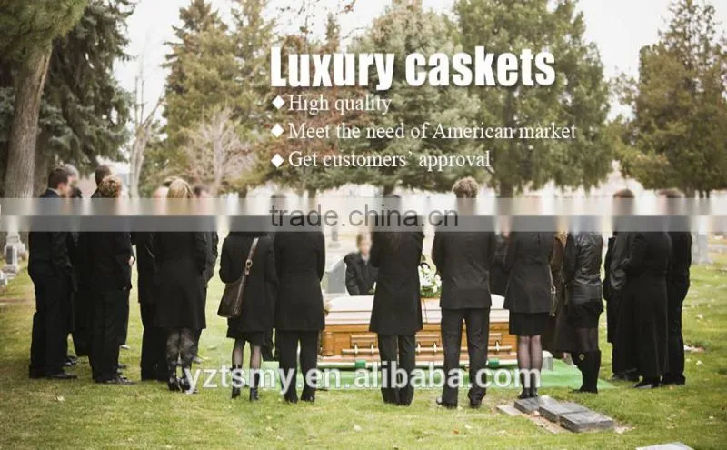 Ameican style exported casket interior decoration