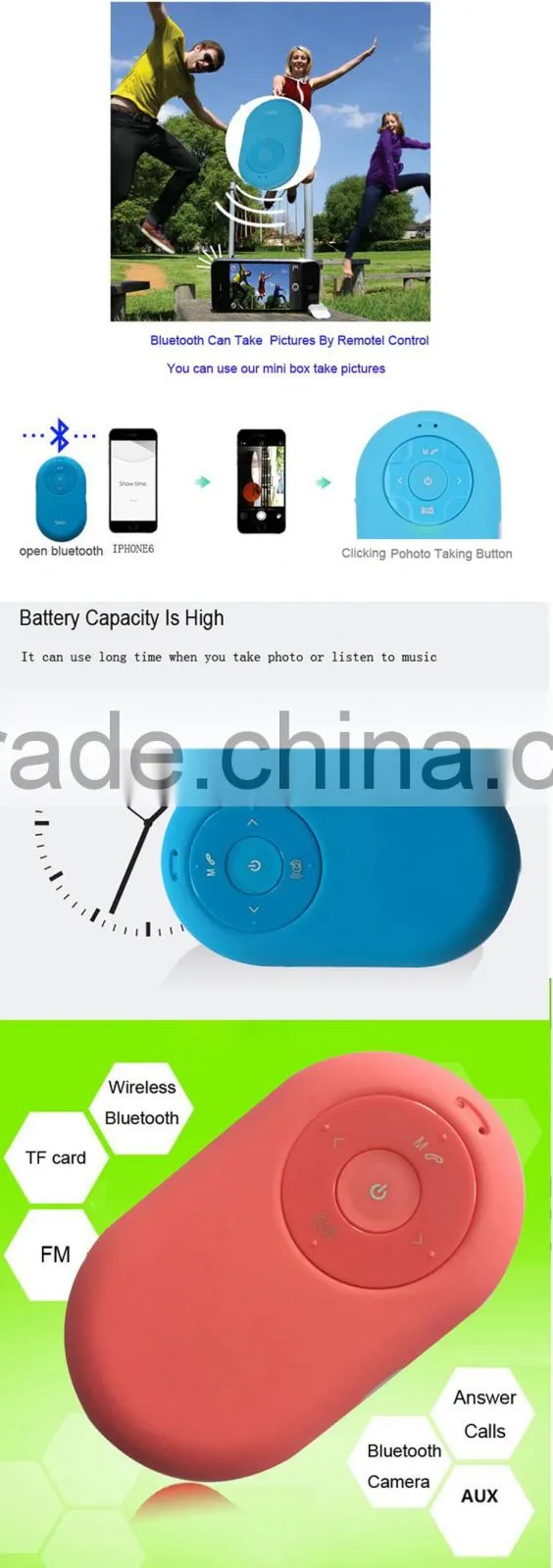 2016 Super September Purchasing MP3/MP4 Outdoor Portable Colorful Mini Bluetooth Speakers for Gift Products
