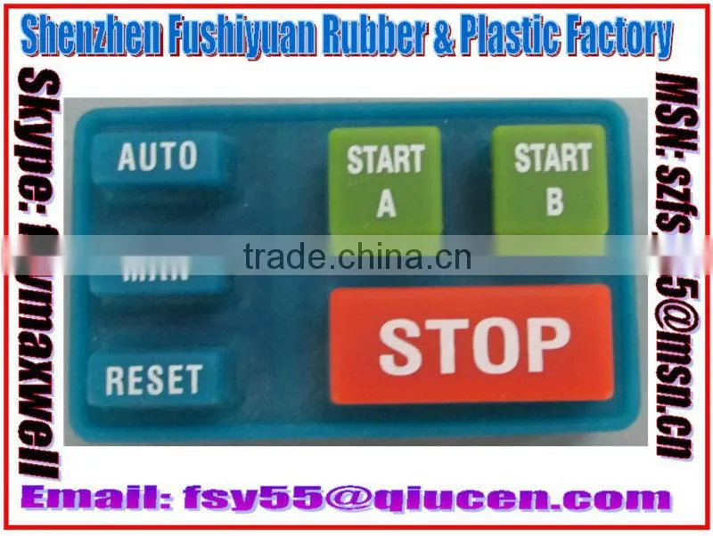 Soft Conductive Silicone Buttons / Silicone TV Buttons / Conductive Electronic Silicone Switch Button
