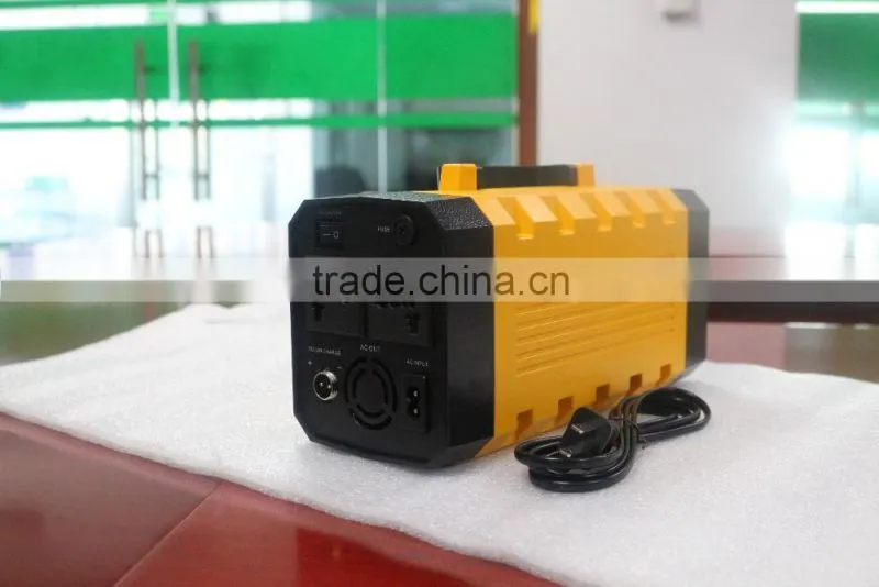 All in one 35w 220v portable solar generator with Lithium battery for travelling