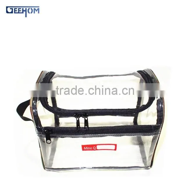 clear pvc zipper bag cheap custom waterproof pvc bag