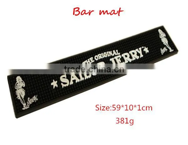 THE ORIGINAL SAILOR JERRY promotional personalized rubber bar mat
