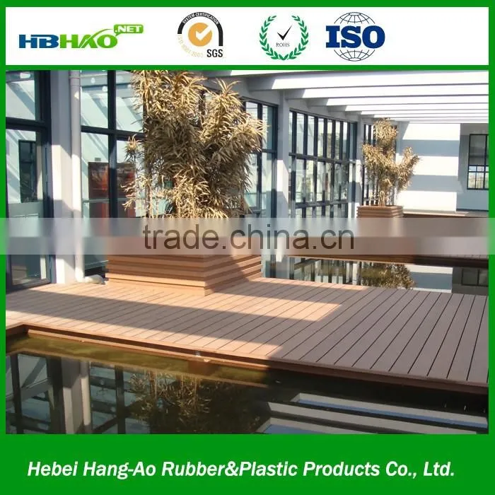 Solid Waterproof WPC Decking, Wooden harding laminate flooring wood flooring