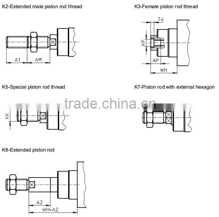 Hot sale FESTO Standard DNC Pneumatic acutator