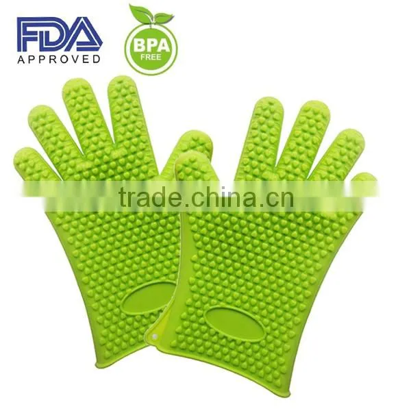 FDA high temperature silicone rubber gloves