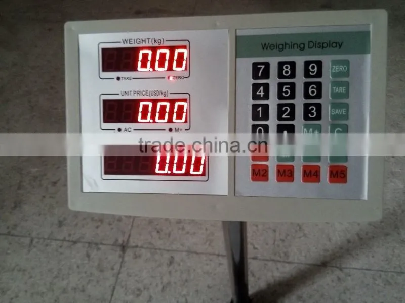 Digital platform scale Tcs electronic weighing scales 200kg in guangzhou whoelsaer