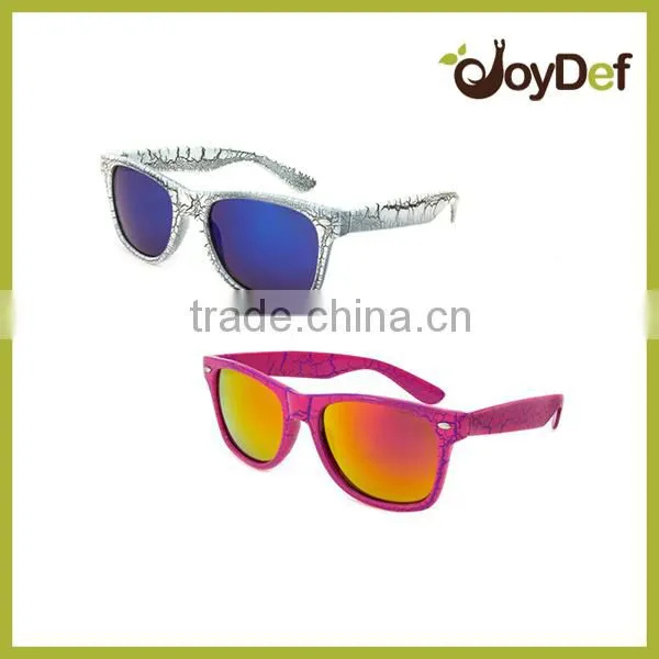 Cheap round sunglasses women lovely stripe pattern silkscreen printing for sunglasses china wholesale