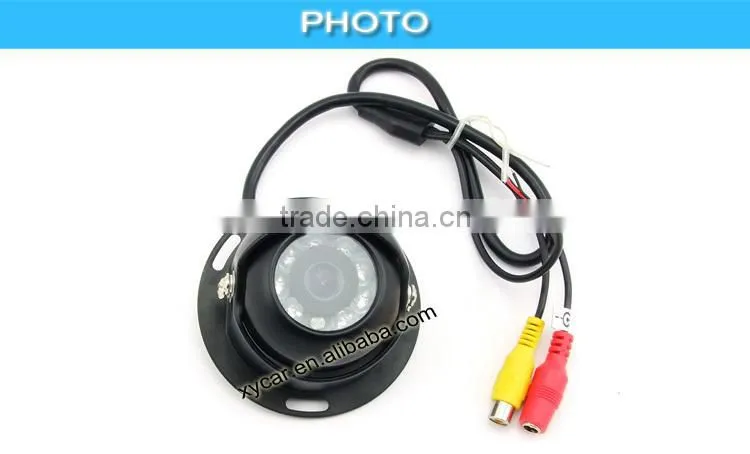 12~24V backup bus cctv reverse parking camera ,waterproof/night vision bus CCD video camera XY-01B