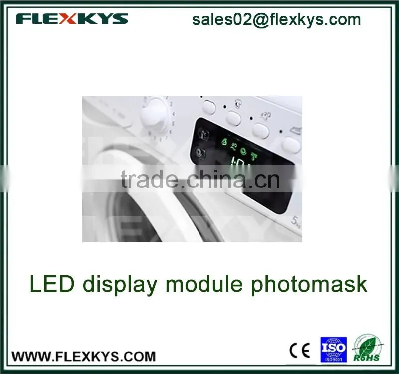Coloured mask PC film for LED display module washing machine use