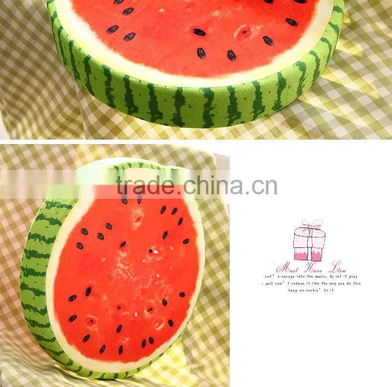 Creative 3D fruit cushion for leaning on decorative throw pillow ,plush toys
