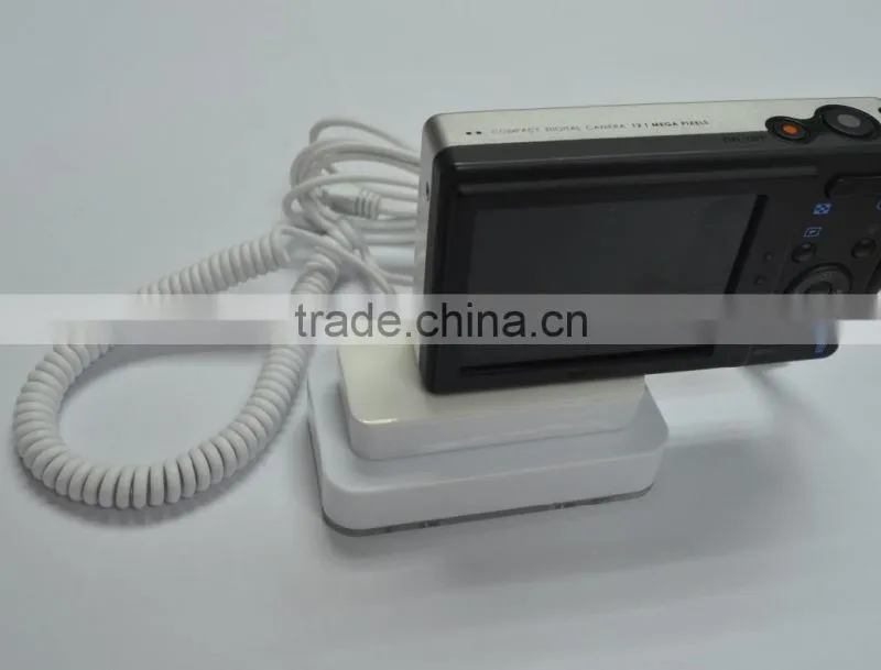 M033 dslr security display stand device with multi-port security alarm