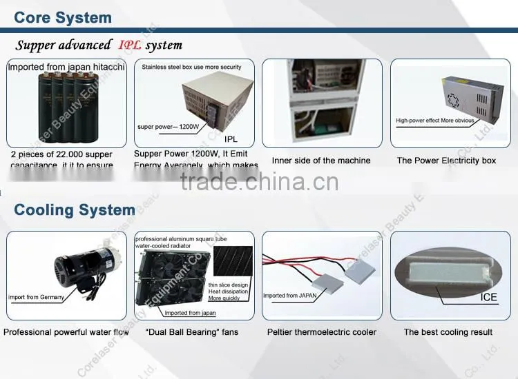 Top sale Beauty machine elight IPL RF for hair removal and skin care
