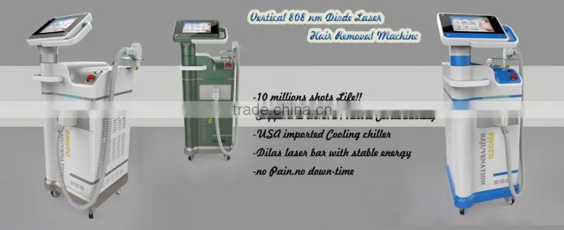 spa use vertical diode laser 808 hair loss machine hair removal