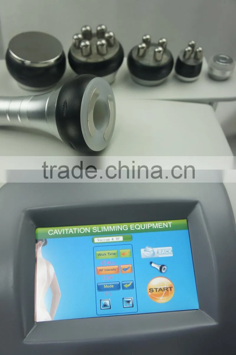 Hot Sales soared 6 in 1 ultrasonic vacuum cavitation vacuum rf slimming beauty equipment