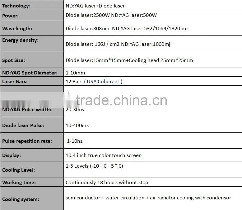 newest design nd yag laser + diode laser 808nm two handpiece vertical hair tattoo removal multifunctional beauty equipment