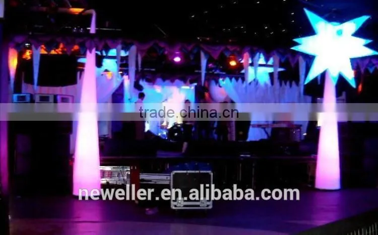 Cheapest product advertising inflatable cones with led With logo