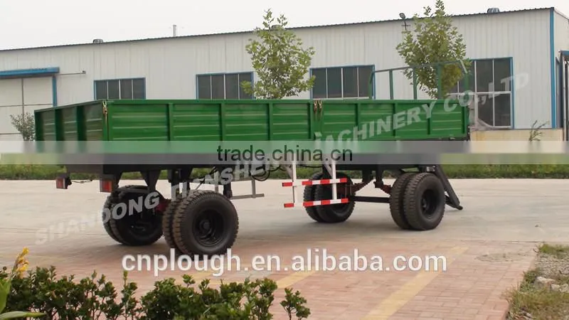 Tractor hydraulic dump trailer 10 tons trailer