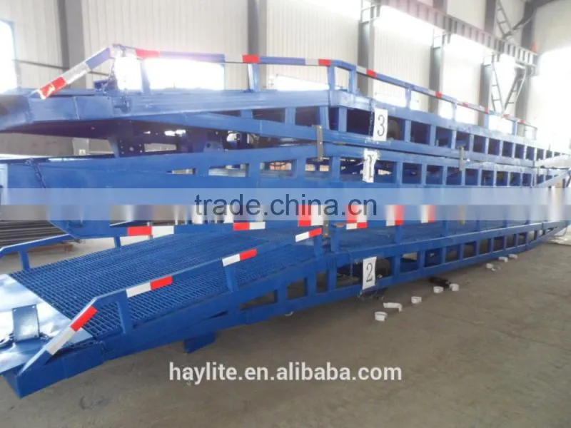 hot dipped galvanized hydraulic container load ramp