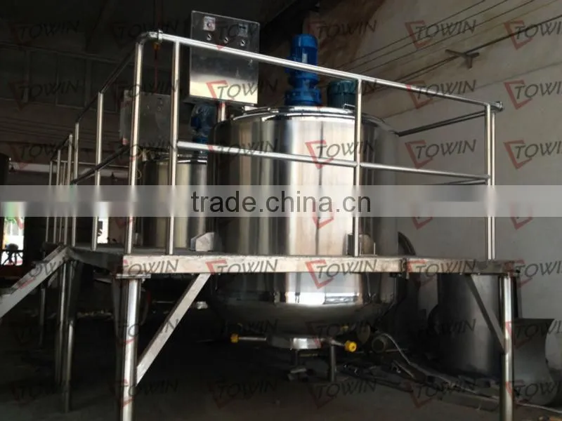 SS304 two motions Reactor Vessels with platform
