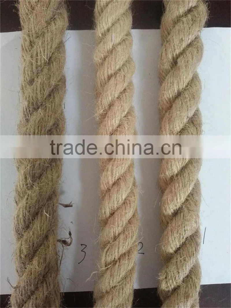 Jute rope 16mm manila jute sisal rope for sale jute twine
