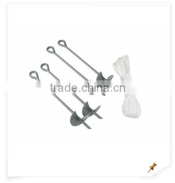 earth anchor rod with screw bolt welding and stamping anchor parts