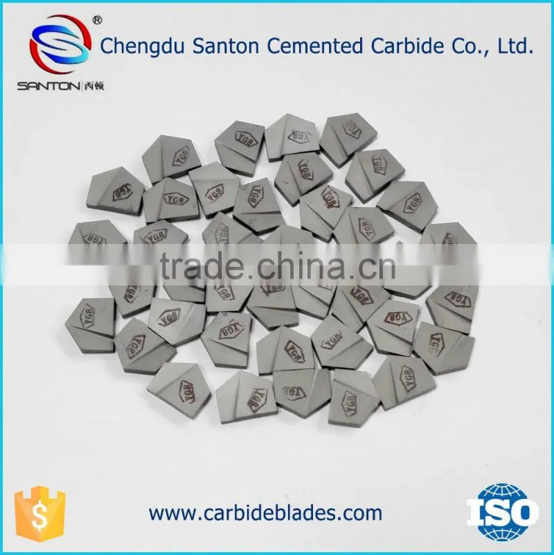 K20 carbide lathe brazed tips for cutting