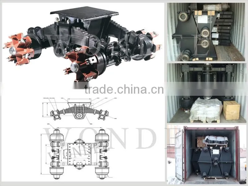 Spoke Wheel Bogie Suspension
