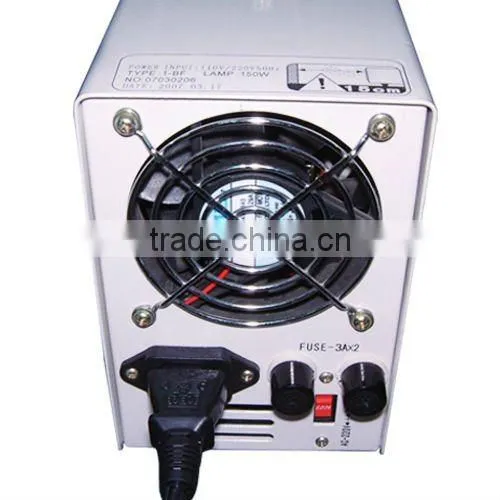 DUAL Pipe Gooseneck Fiber Optic Microscope LED Illuminator 110V / 220V