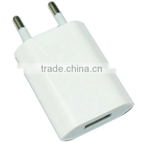 EU Home Charger usb Travel Adapter AC Wall Adapter Charger Home Charger For Samsung S4 I9500 N7100 i9300 i9220 White&Black