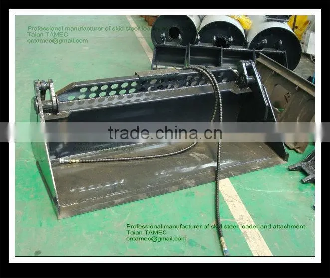 skid steer loader attachment grass cutter/mower