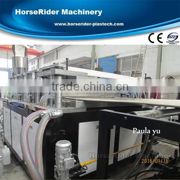 pvc foam board production line/plastic sheet making machine/plastic extrusion machine extruder