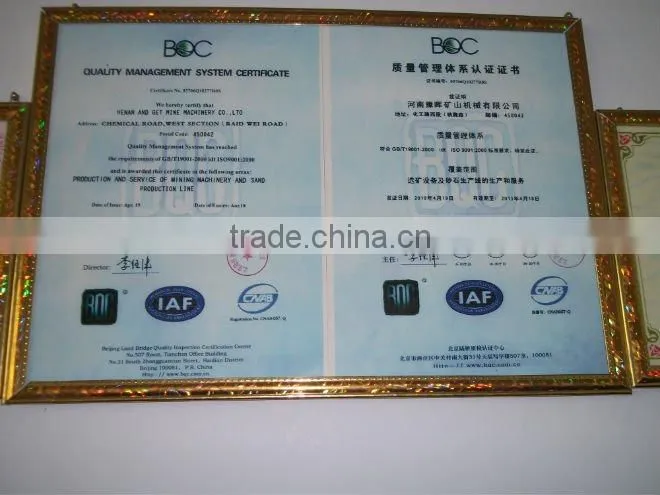 Magnetic reunion resorting machine in iron ore benefication